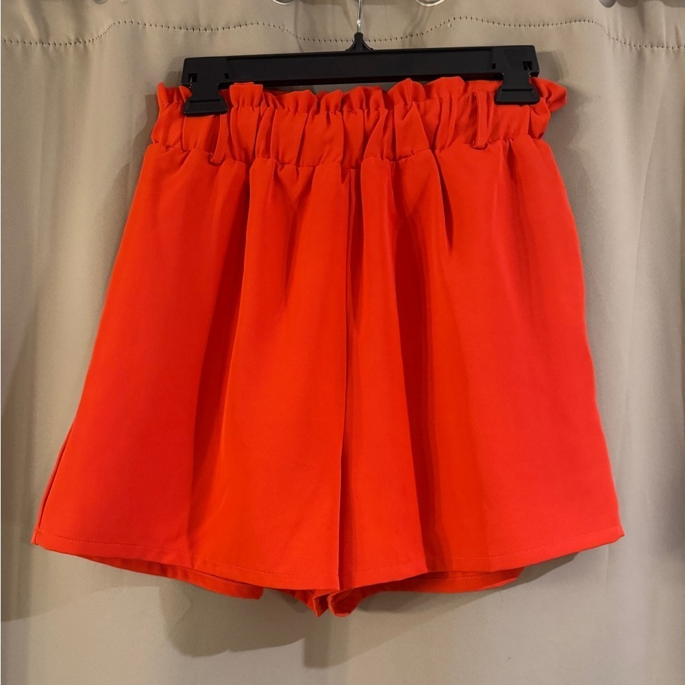 Women's Entro Orange/Red Shorts